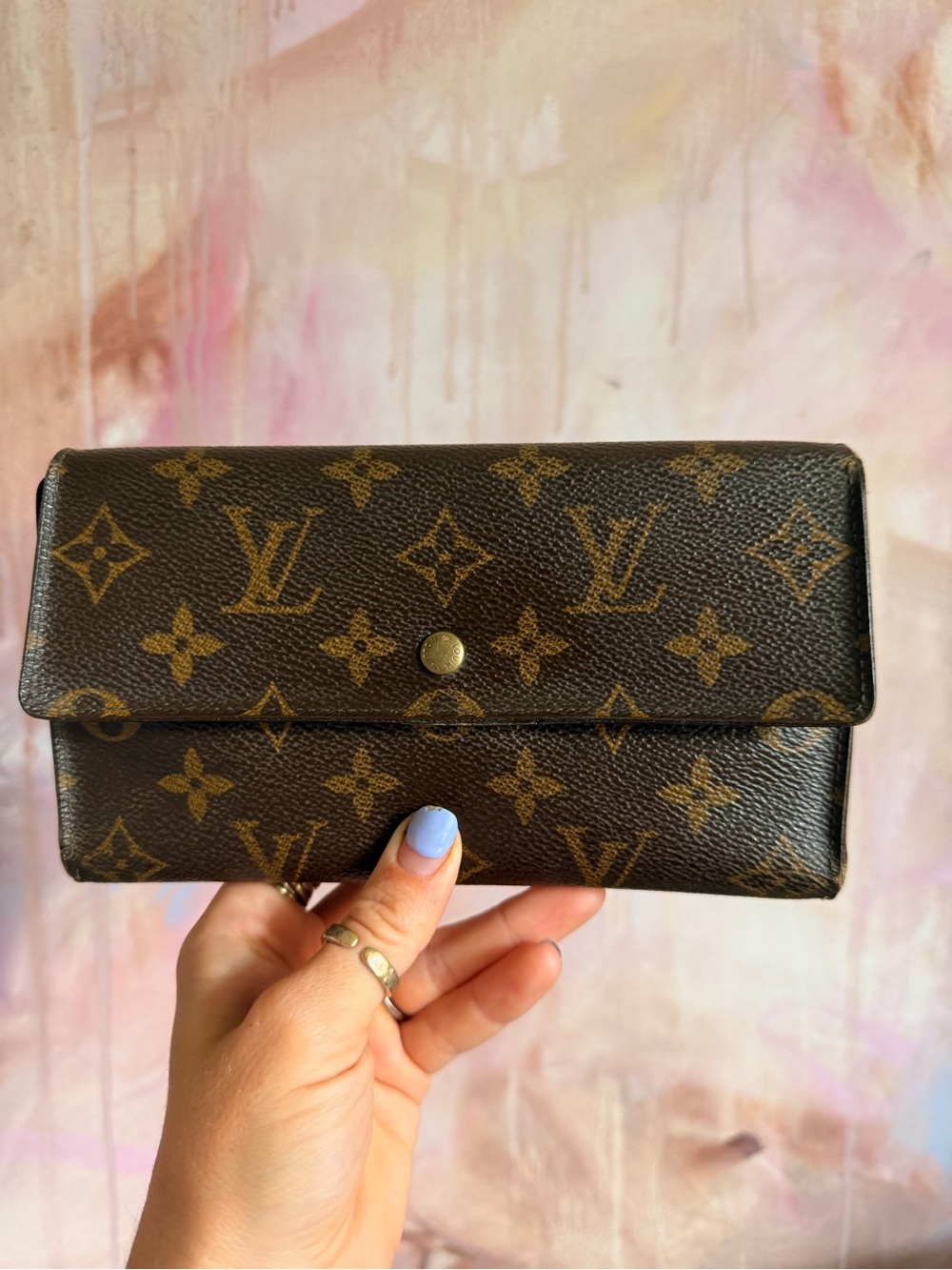 Louis Vuitton Monogram Canvas Brown Wallet